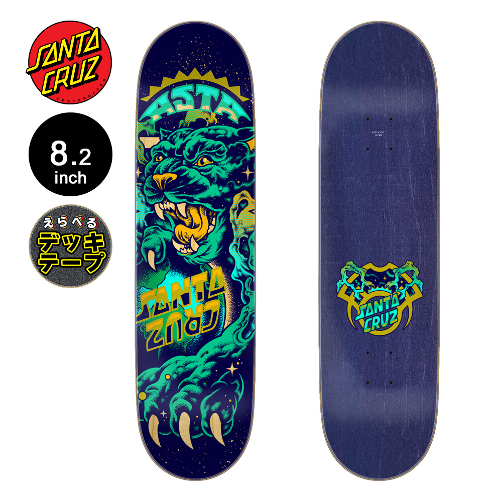 SANTA CRUZ（サンタクルーズ） スケボー デッキ 8.2 ASTA SPACE CAT