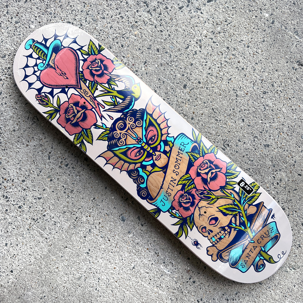 SANTA CRUZ（サンタクルーズ） スケボー デッキ 8.25 SOMMER TATTOOED