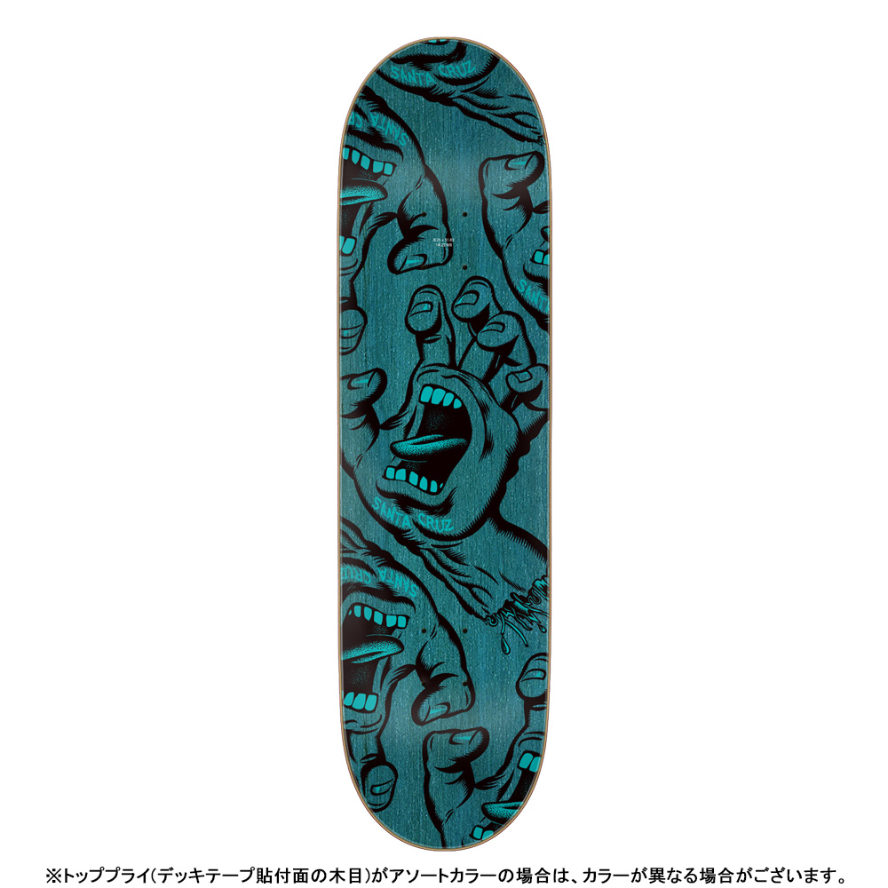 SANTA CRUZ（サンタクルーズ） スケボー デッキ 8.25 CROWDED HAND