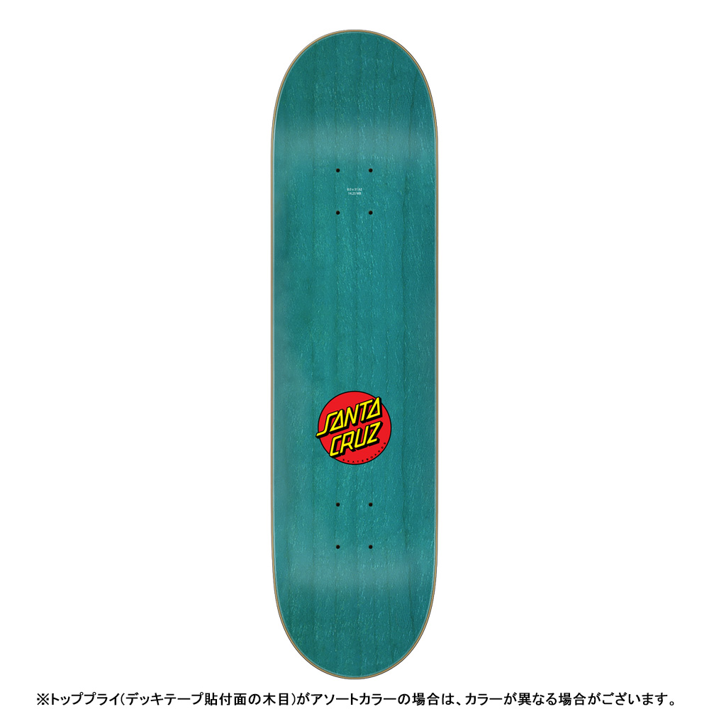 SANTA CRUZ（サンタクルーズ） スケボー デッキ 8.0 DOT GUY TEAM DECK