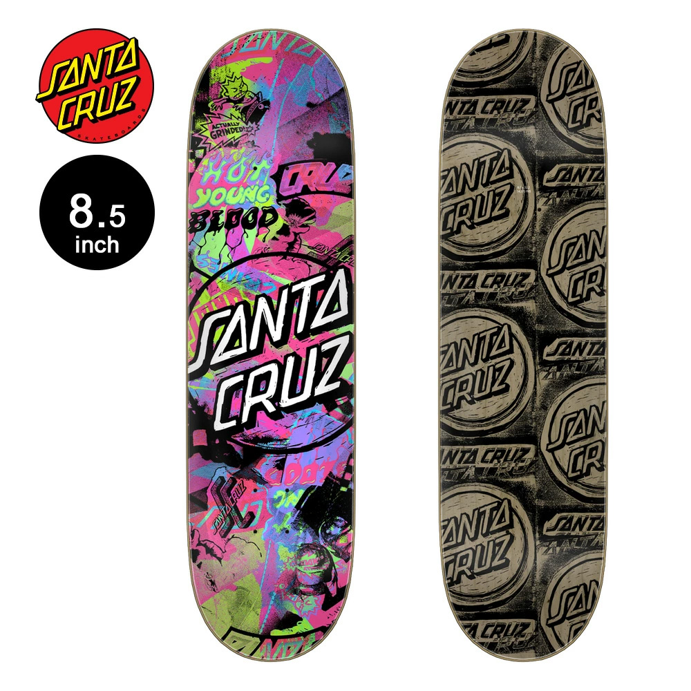 SANTA CRUZ（サンタクルーズ） スケボー デッキ 8.5 CUT COLLAGE DECK