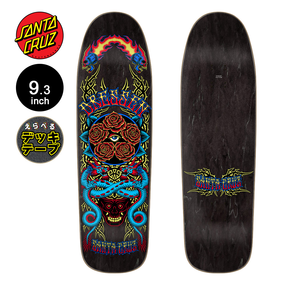 SANTA CRUZ（サンタクルーズ） スケボー デッキ 9.3 DRESSEN ROSE CREW