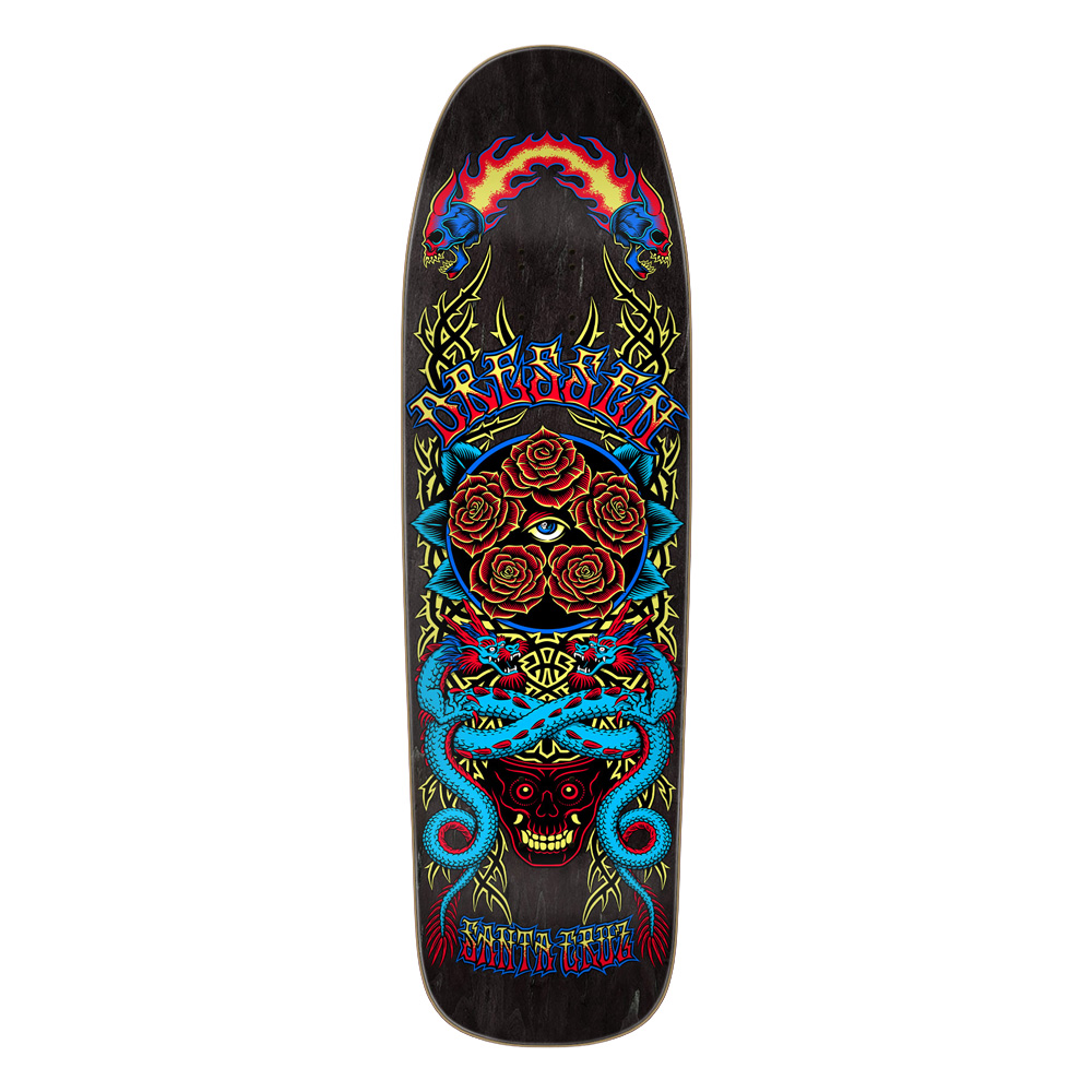 SANTA CRUZ（サンタクルーズ） スケボー デッキ 9.3 DRESSEN ROSE CREW