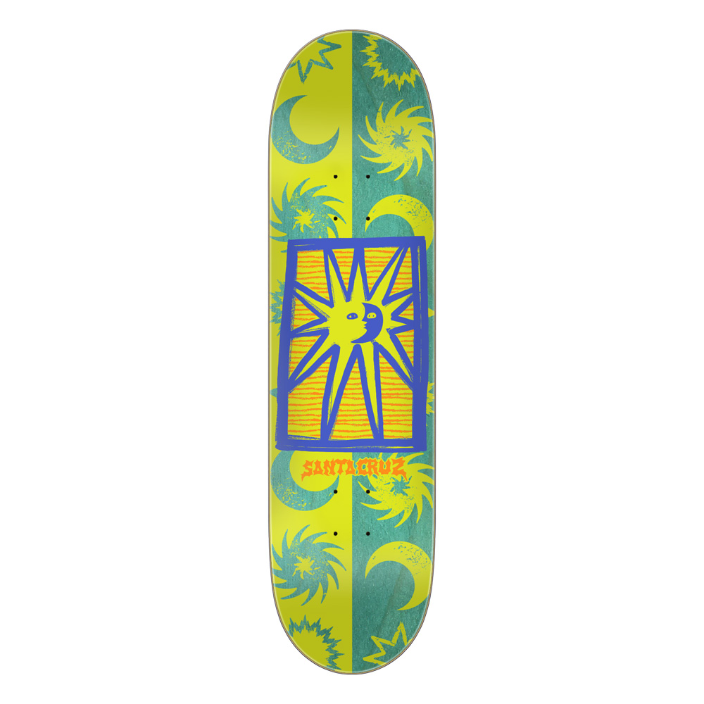 SANTA CRUZ スケートボード 黄色の手のデザイン SANTA CRUZ DECK サンタクルーズ デッキ（子供用） TEAM SCREAMING