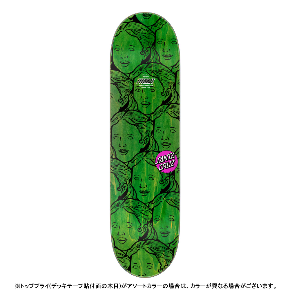 SANTA CRUZ（サンタクルーズ） スケボー デッキ 8.0 FEELBASE POSESSED