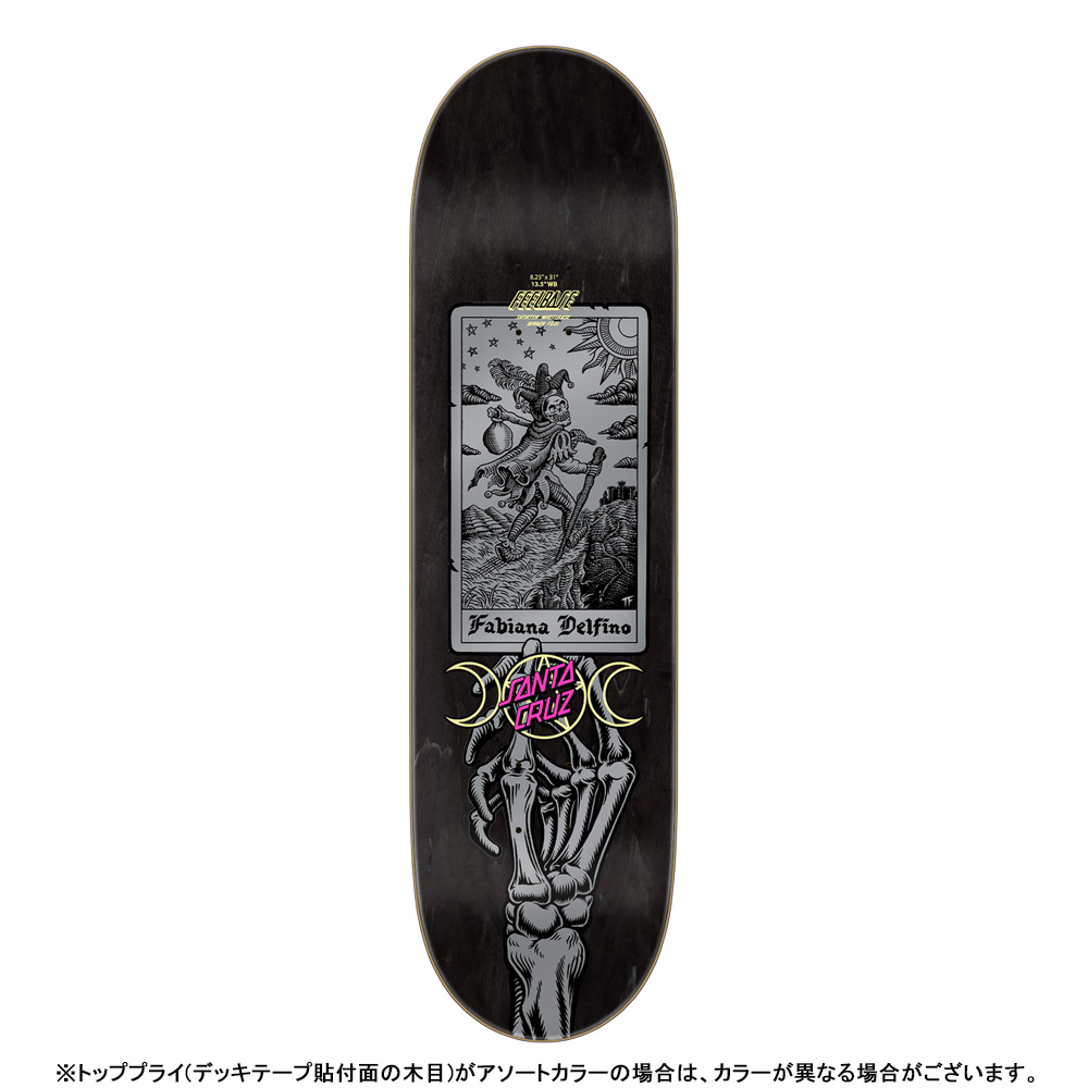 SANTA CRUZ（サンタクルーズ） スケボー デッキ 8.25 FEELBASE DELFINO