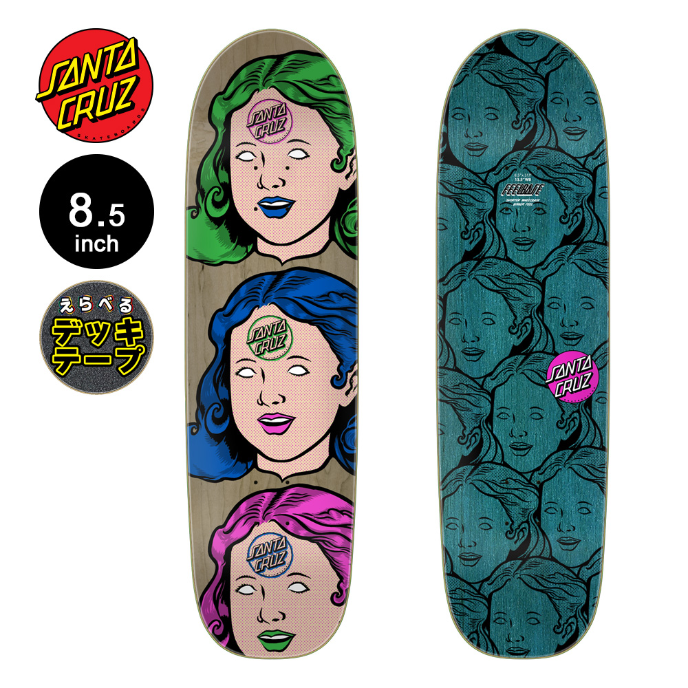 SANTA CRUZ（サンタクルーズ） スケボー デッキ 8.5 FEELBASE POSESSED