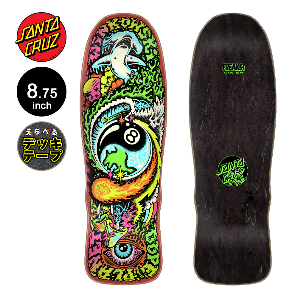 SANTA CRUZ（サンタクルーズ） スケボー デッキ 8.75 FREAKS WINKOWSKI