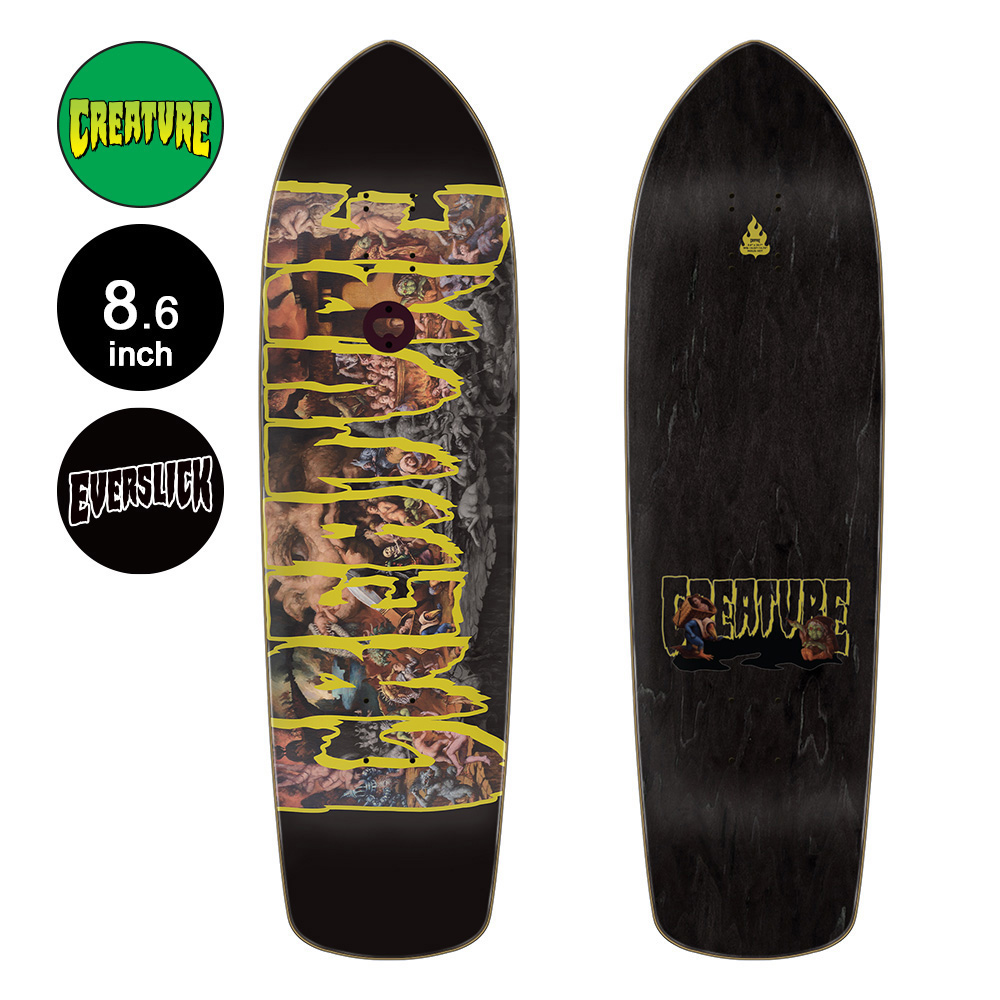 CREATURE クリーチャー スケボー デッキ 8.6 UNDERWORLD BRUE KILLER EVERSLICK DECK スケートボード  エバースリック クルーザー ストリート 板（2305） : 31030319 : American Street Style - 通販 -  Yahoo!ショッピング