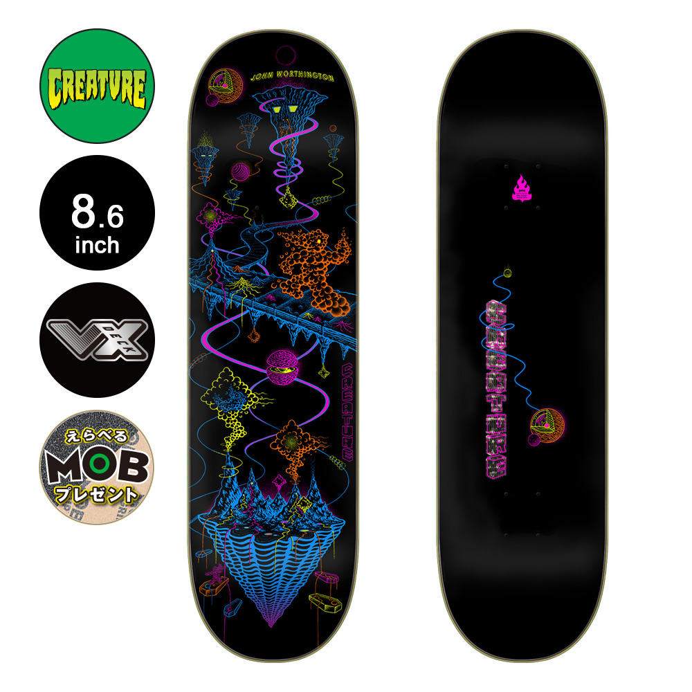 CREATURE クリーチャー スケボー デッキ 8.6 WORTHINGTON XPLORATION VX PRO DECK ジョン・ワージントン  ブイエックス スケートボード 板 (2407) : 31032433 : American Street Style - 通販 -  Yahoo!ショッピング