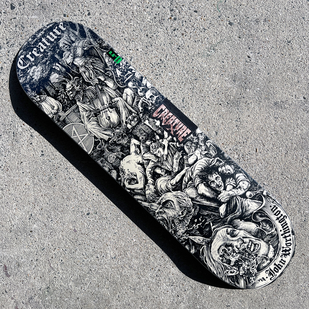 CREATURE（クリーチャー） スケボー デッキ 8.6 WORTHINGTON THE LORE