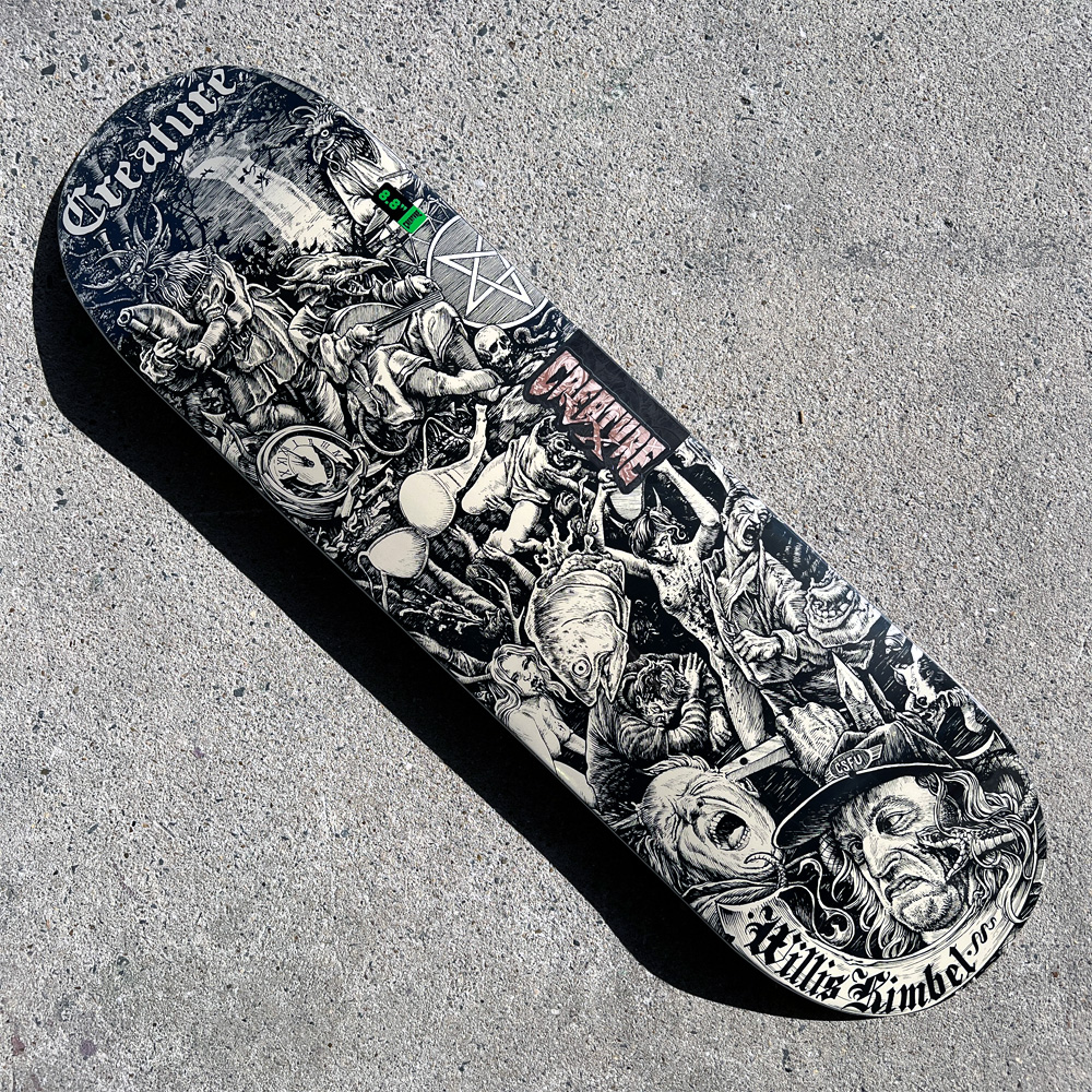 CREATURE（クリーチャー） スケボー デッキ 8.8 KIMBEL THE LORE VX