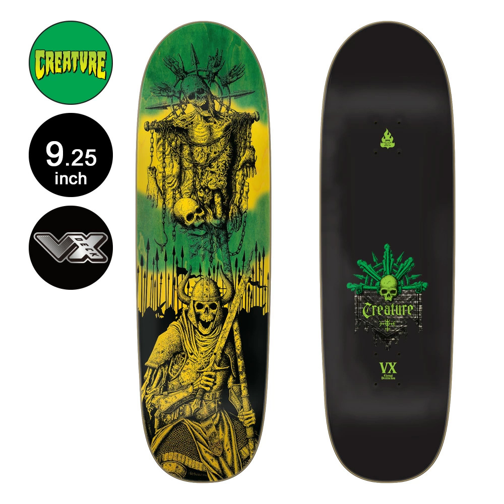 CREATURE（クリーチャー） スケボー デッキ 9.25 TEAM MESSENGER VX