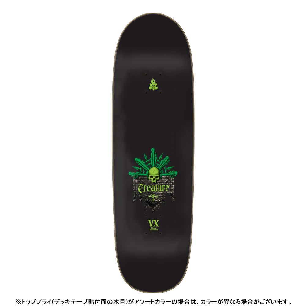 CREATURE（クリーチャー） スケボー デッキ 9.25 TEAM MESSENGER VX