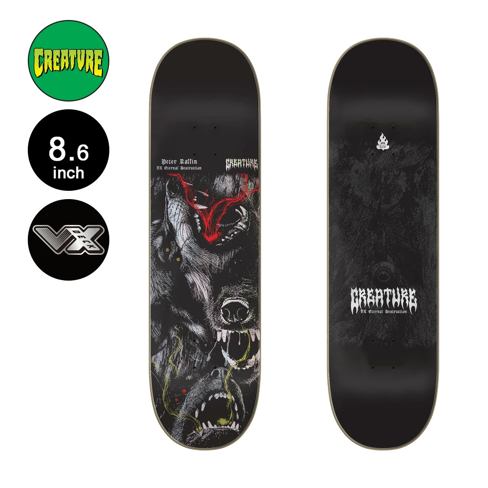 CREATURE（クリーチャー） スケボー デッキ 8.6 RAFFIN MORTEM VX PRO