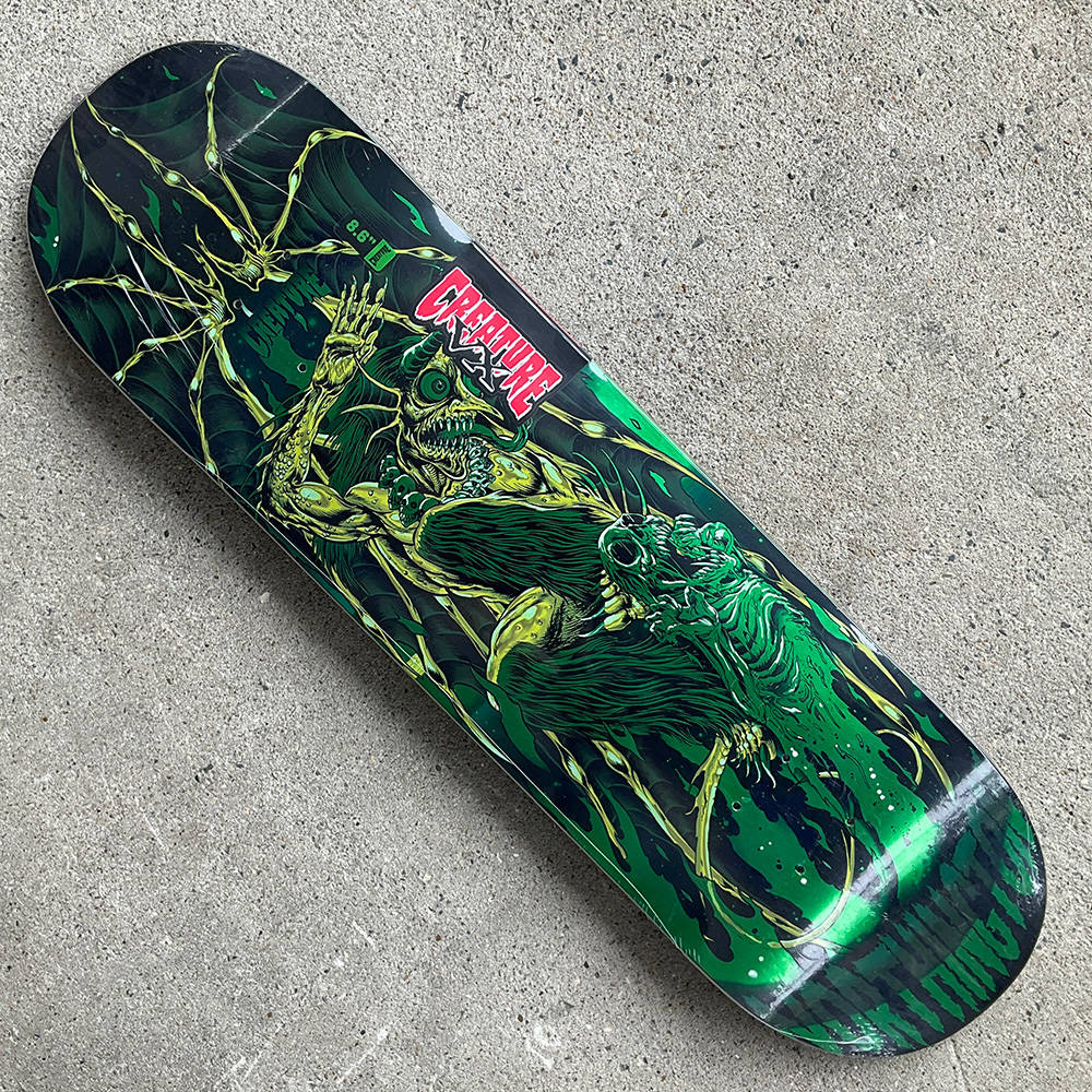 CREATURE（クリーチャー） スケボー デッキ 8.6 WORTHINGTON SKULLBURN