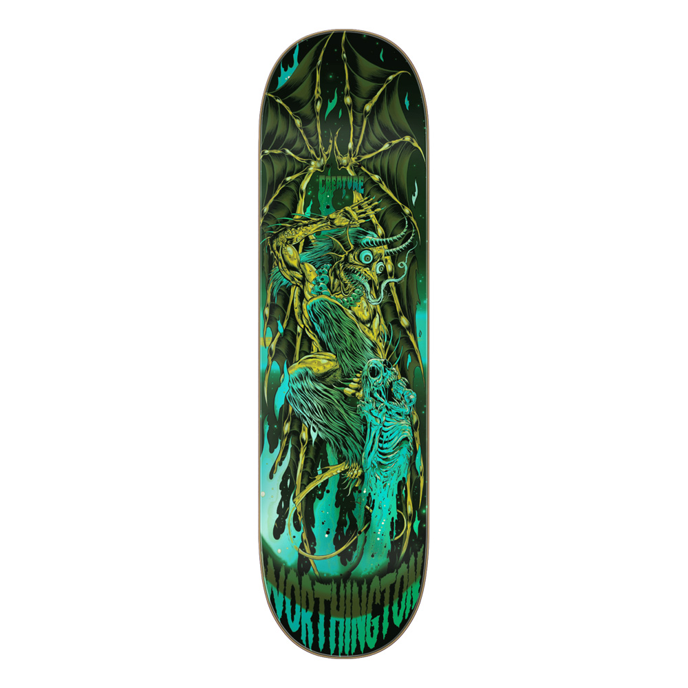 CREATURE（クリーチャー） スケボー デッキ 8.6 WORTHINGTON SKULLBURN