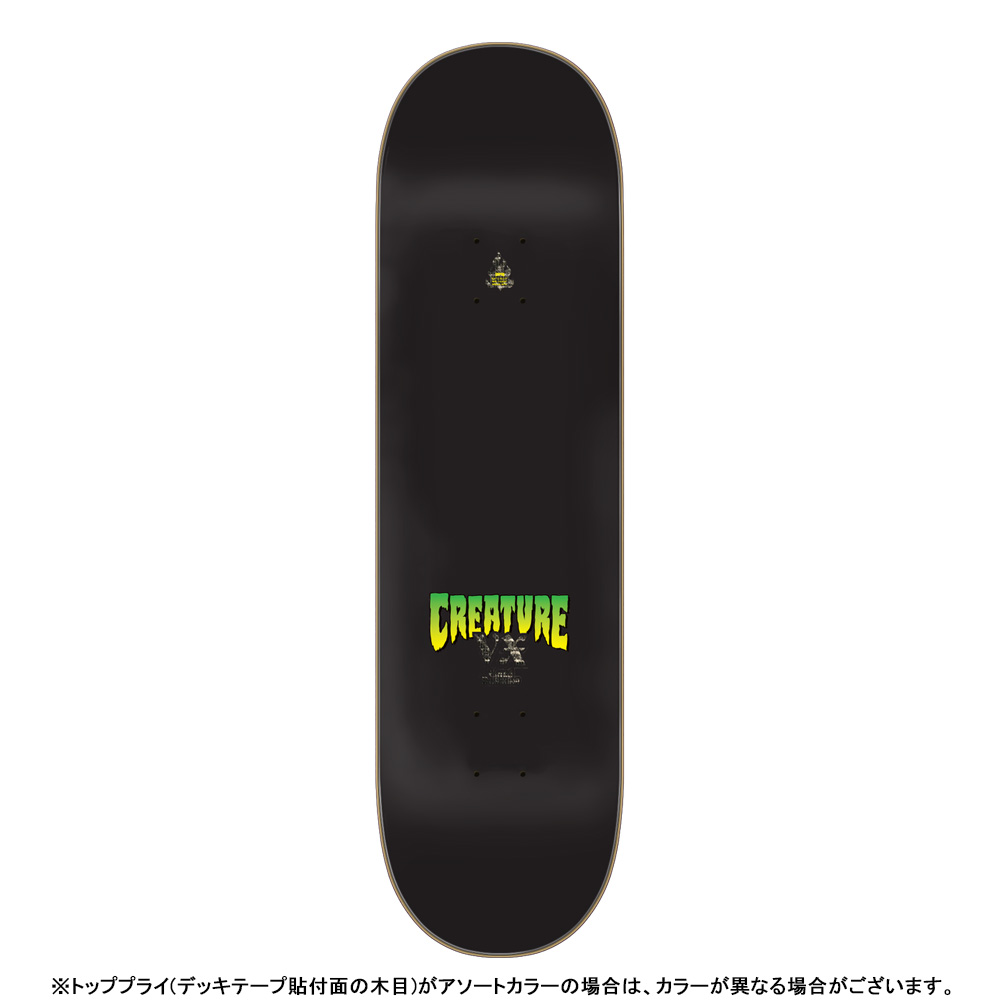 CREATURE（クリーチャー） スケボー デッキ 8.6 WORTHINGTON SKULLBURN