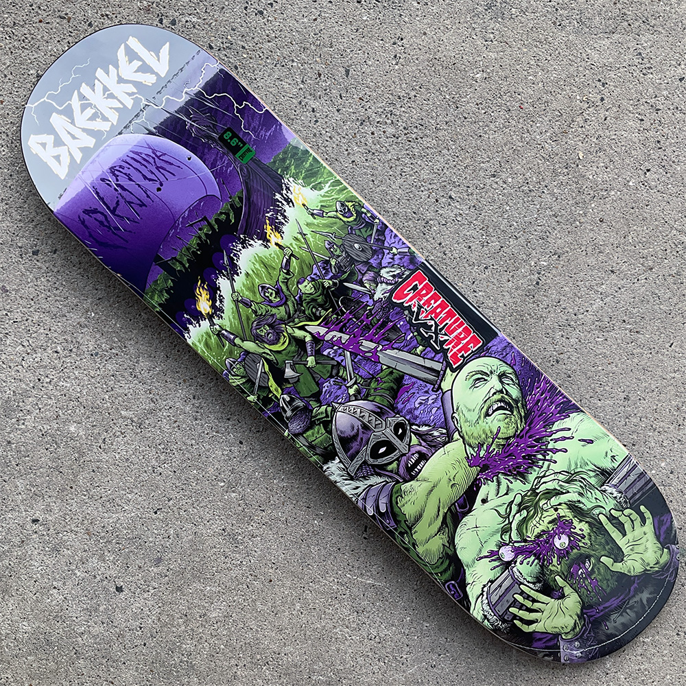 CREATURE（クリーチャー） スケボー デッキ 8.6 BAEKKEL WARRIORS VX
