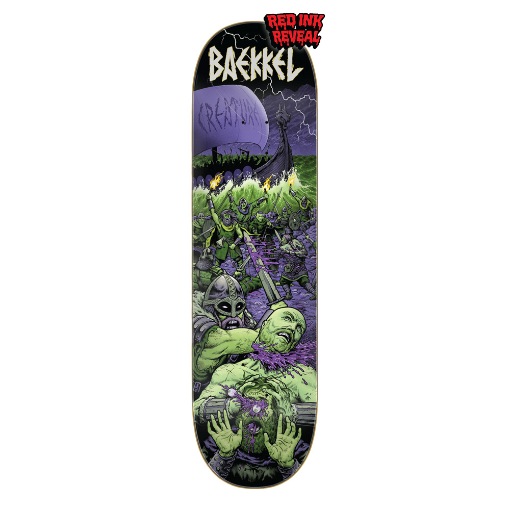 CREATURE（クリーチャー） スケボー デッキ 8.6 BAEKKEL WARRIORS VX