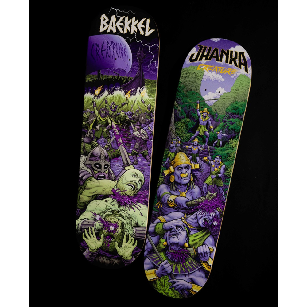 CREATURE（クリーチャー） スケボー デッキ 8.6 BAEKKEL WARRIORS VX