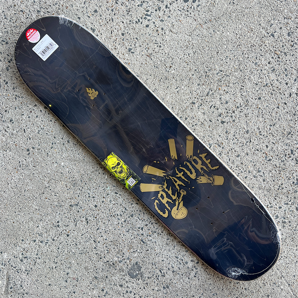 CREATURE クリーチャー スケボー デッキ 8.6 WORTHINGTON ALTAR PRO DECK クリス・ラッセル スケートボード ストリート  板(2401)｜americanstreetstyle｜05