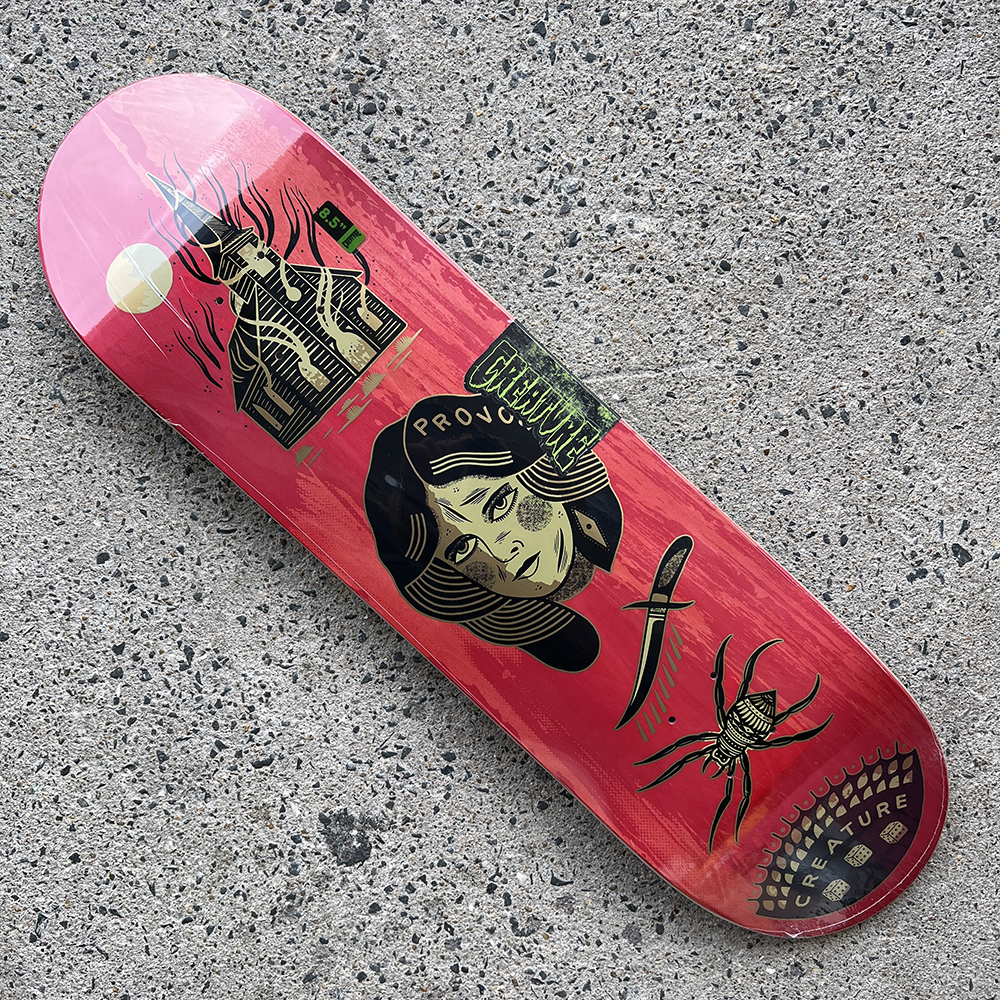 CREATURE クリーチャー スケボー デッキ 8.47 PROVOST ORIGINS