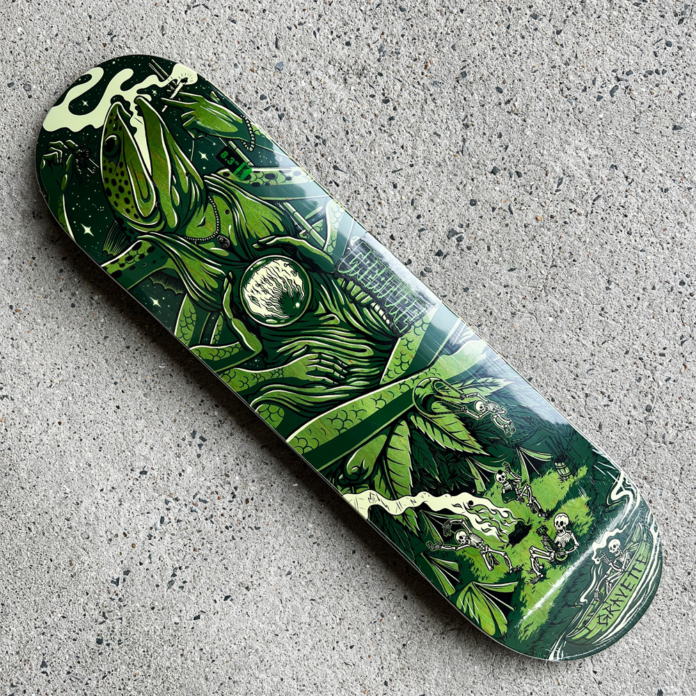新品未使用 Creature Gravette Deck デッキ 8.1 CREATURE（クリーチャー） スケボー デッキ 8.3 GRAVETTE CREASHIA PRO