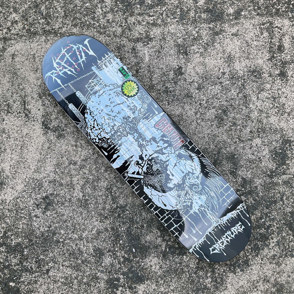 CREATURE（クリーチャー） スケボー デッキ 8.53 RAFFIN BLK MTL PRO
