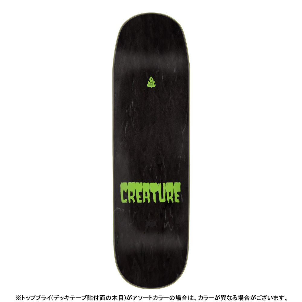 CREATURE（クリーチャー） スケボー デッキ 9.0 HITZ FEEDING TIME XX