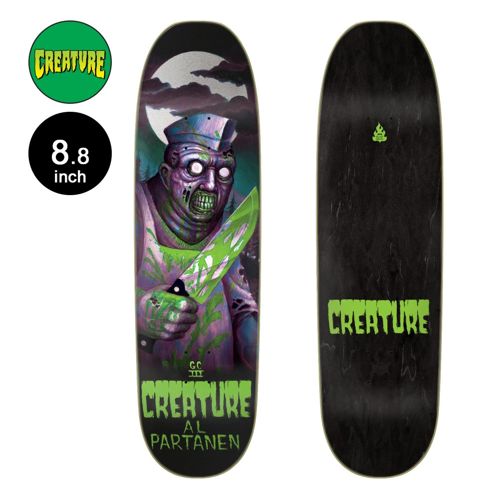 CREATURE（クリーチャー） スケボー デッキ 8.8 PARTANEN FEEDING TIME