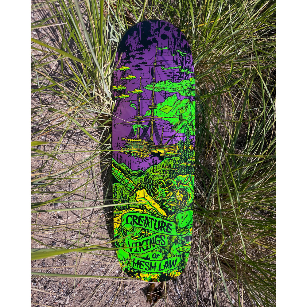 CREATURE（クリーチャー） スケボー デッキ 9.55 TEAM VIKING OF HESHA