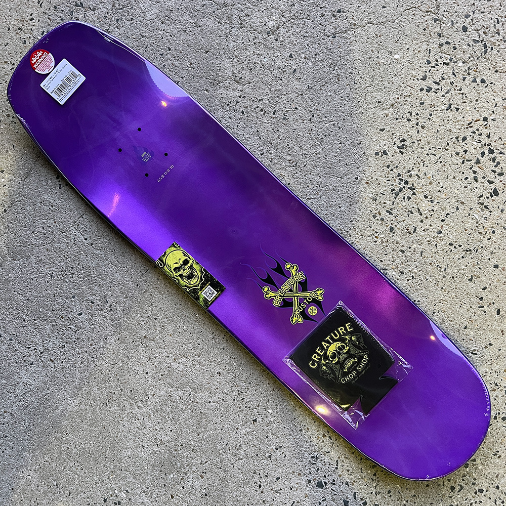CREATURE（クリーチャー） スケボー デッキ 8.5 CHOP SHOP FLAME DECK