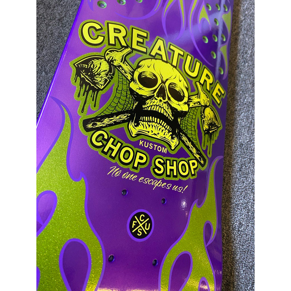CREATURE（クリーチャー） スケボー デッキ 8.5 CHOP SHOP FLAME DECK