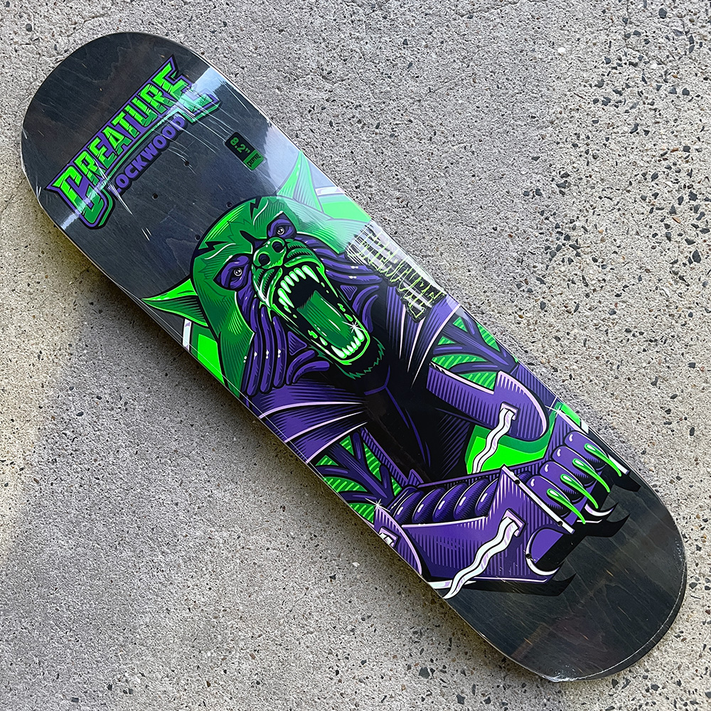 CREATURE（クリーチャー） スケボー デッキ 8.25 LOCKWOOD ROBO WOLF