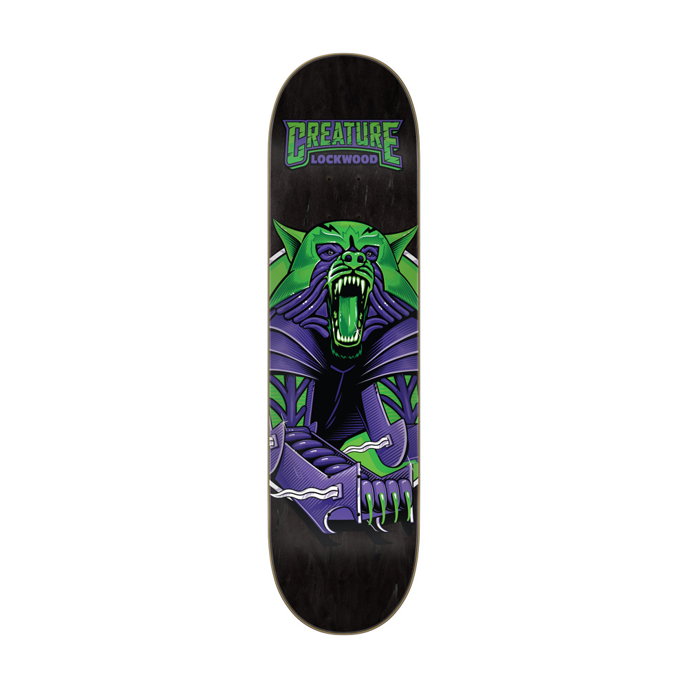 CREATURE（クリーチャー） スケボー デッキ 8.25 LOCKWOOD ROBO WOLF