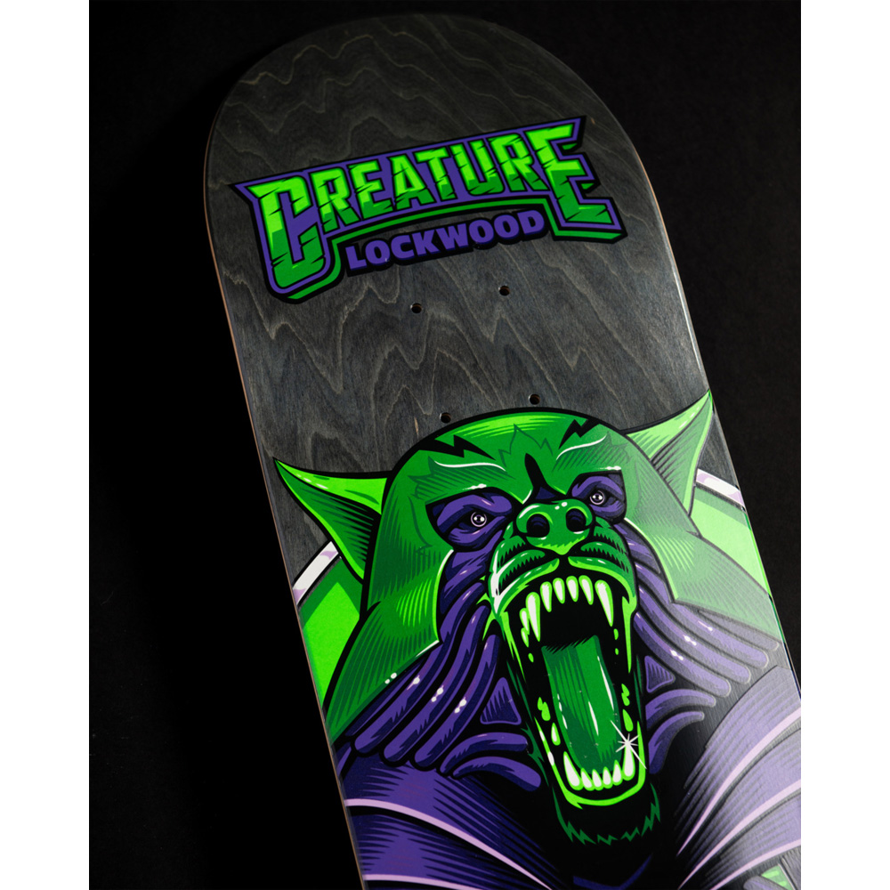 新品未使用 Creature Deck デッキ 8.2 Cove CREATURE（クリーチャー） スケボー デッキ 8.25 LOCKWOOD ROBO WOLF