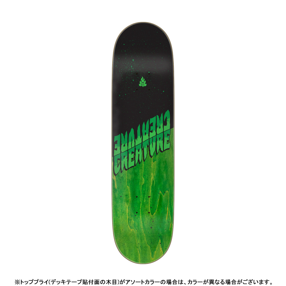 CREATURE スケートボードデッキ CREATURE クリーチャー スケボー デッキ FIRE WEB 7.25inch スケート