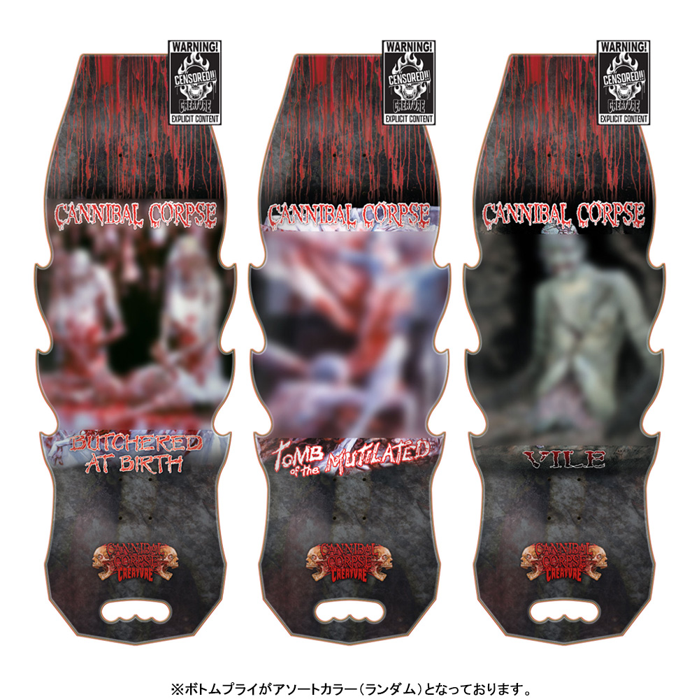 CREATURE（クリーチャー） スケボー デッキ 10.56 CANNIBAL CORPSE