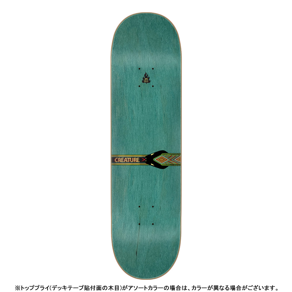 CREATURE（クリーチャー） スケボー デッキ 8.375 GONZALEZ SERPIENTE