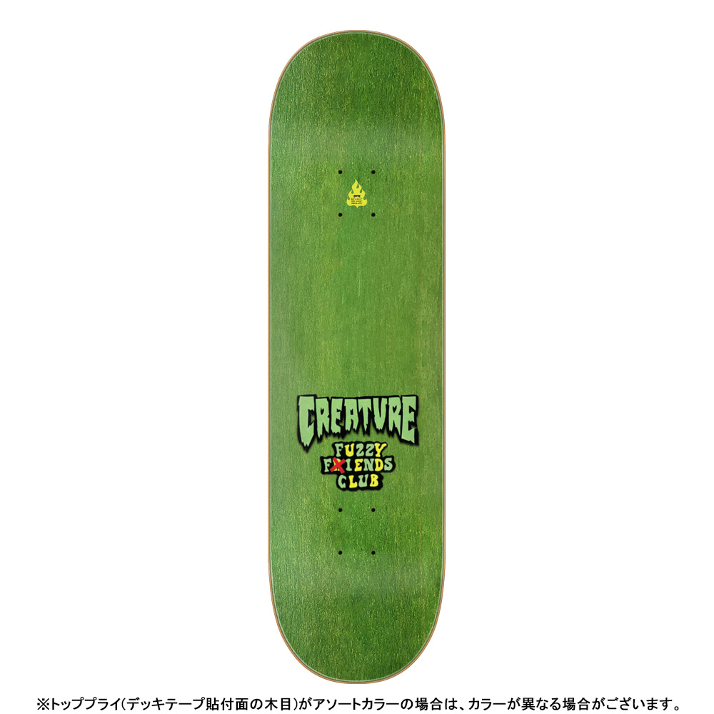 CREATURE（クリーチャー） スケボー デッキ 8.6 MARTINEZ FUZZY PRO