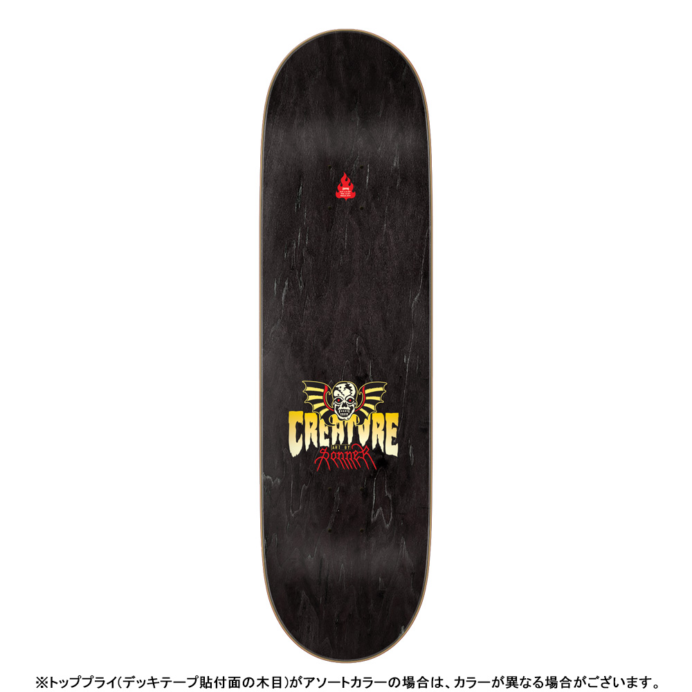 CREATURE（クリーチャー） スケボー デッキ 8.6 RUSSELL FLASH STUMPS