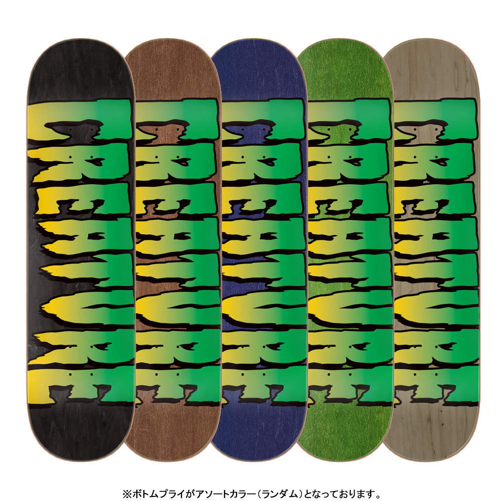 CREATURE（クリーチャー） スケボー デッキ 8.0 LOGO STUMPS ASSORTED
