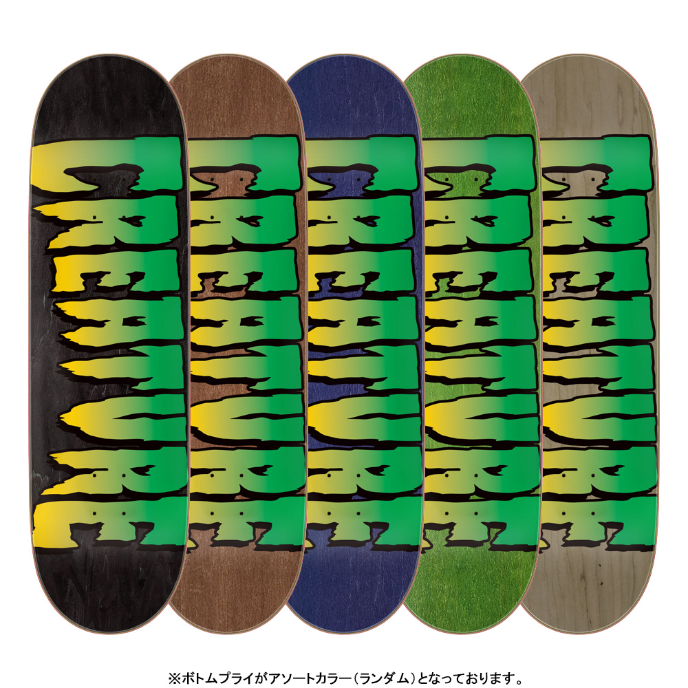 CREATURE（クリーチャー） スケボー デッキ 8.8 LOGO STUMPS ASSORTED