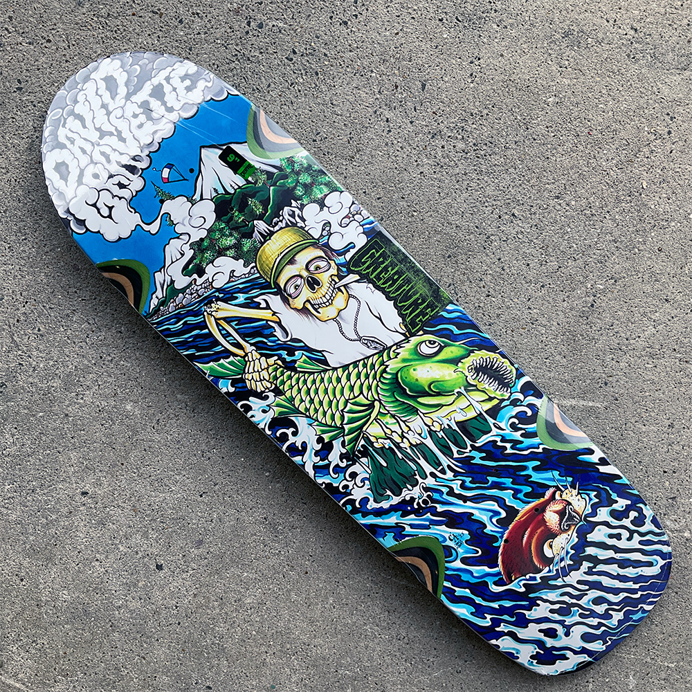 Lafayette スケートボードデッキ ヘビ柄 CREATURE（クリーチャー） スケボー デッキ 9.0 GRAVETTE HIPPIE FALLS