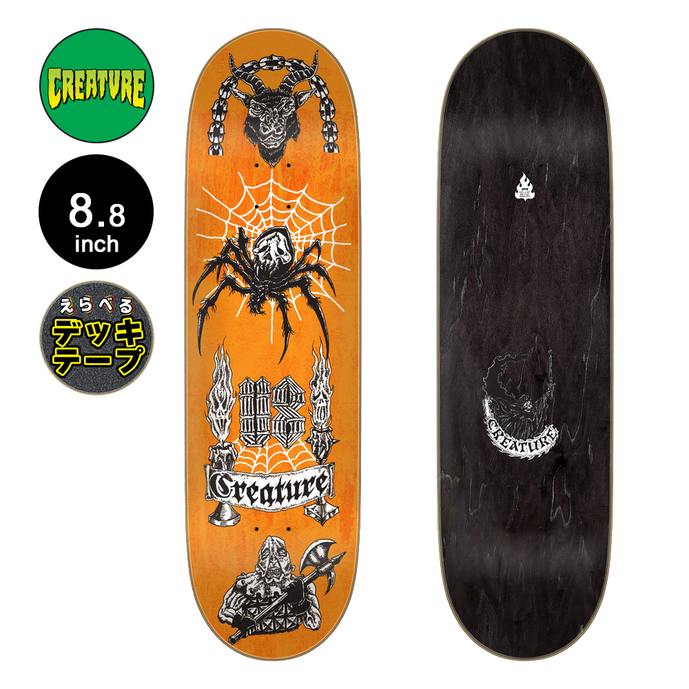 CREATURE（クリーチャー） スケボー デッキ 8.8 PROVOST CREACH US