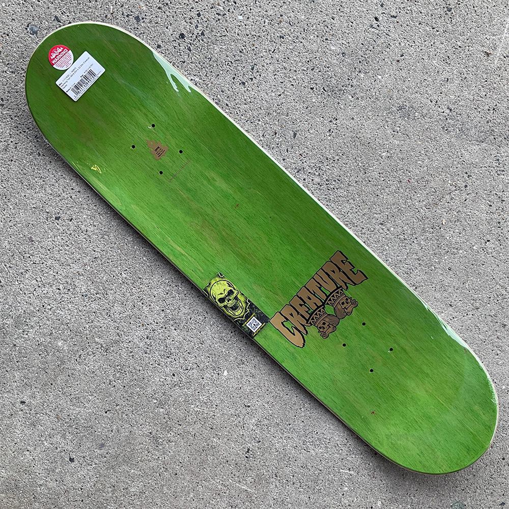 CREATURE（クリーチャー） スケボー デッキ 8.2 HESHKING TWIN SM DECK