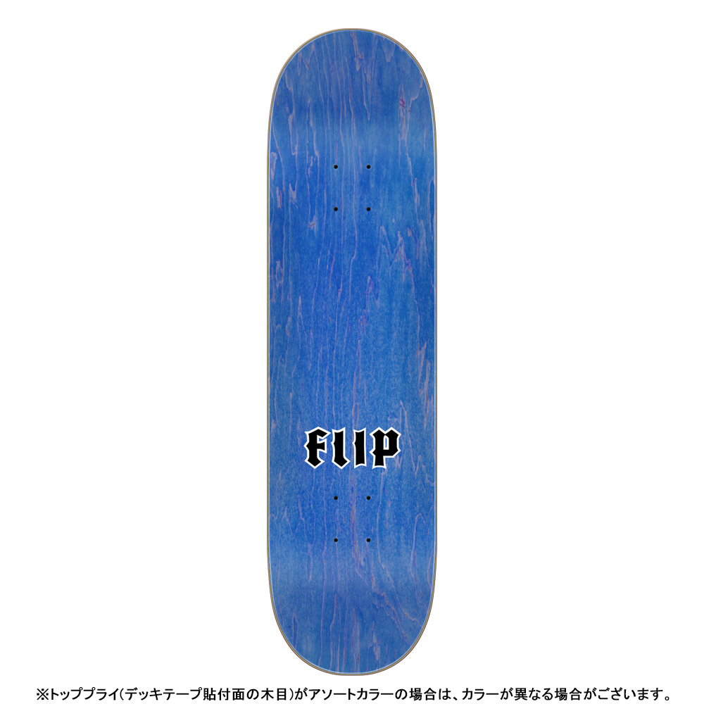 フリップ FLIP スケボー デッキ 7.375 CANCELLED GREEN LOGO TEAM DECK