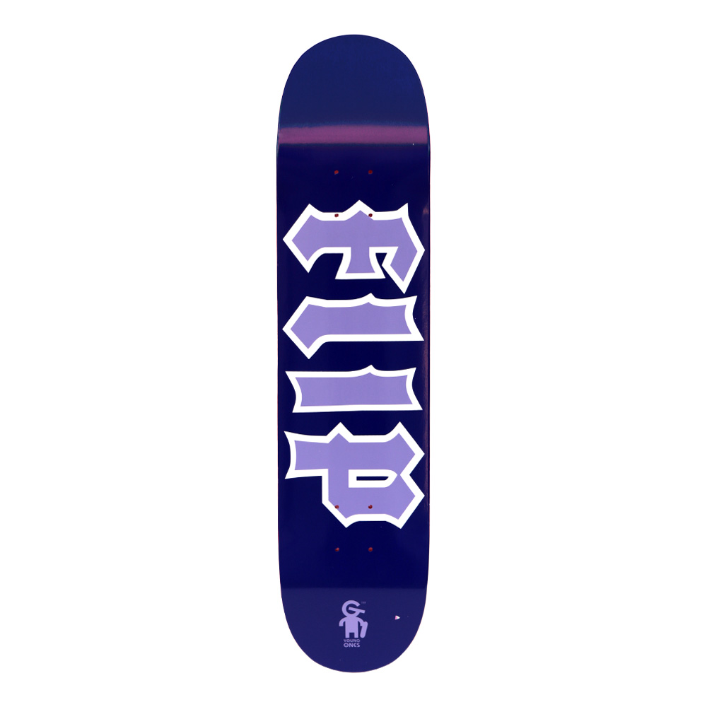 フリップ FLIP スケボー デッキ 7.5 YOUNG ONE CANCELLED PURPLE TEAM