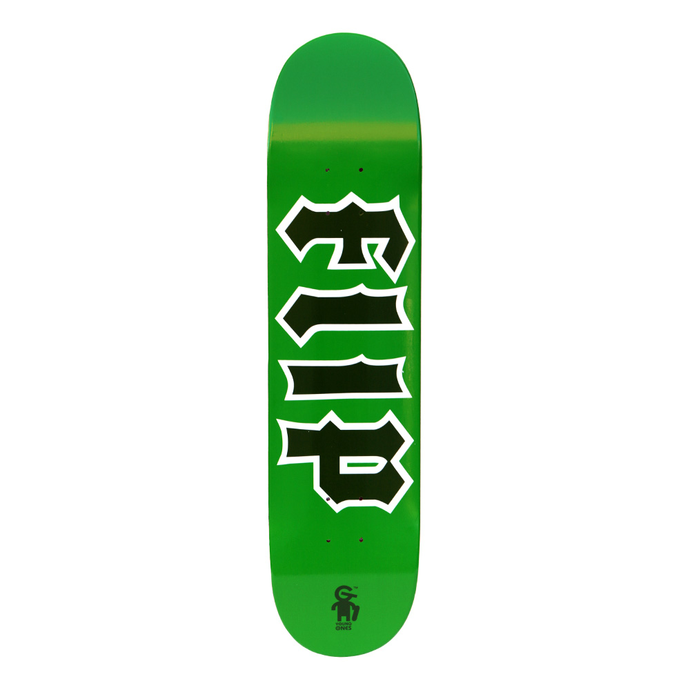 フリップ FLIP スケボー デッキ 7.625 YOUNG ONE CANCELLED GREEN TEAM